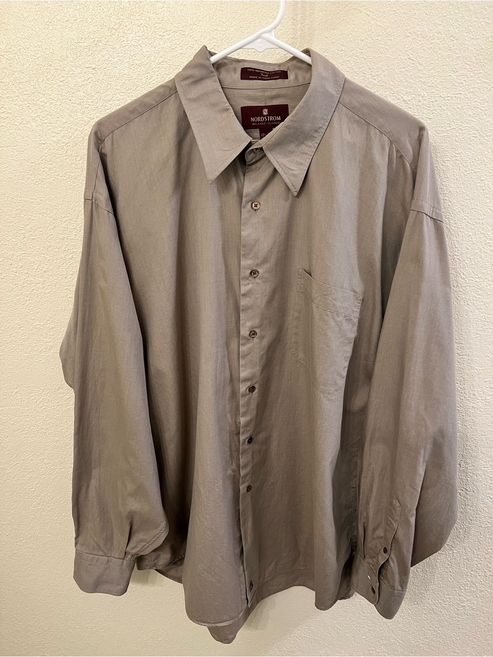 Nordstrom Long Sleeve Dress Shirt (17 1/2 - 33)